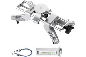 VEVOR Wheel Clamp & Magnetic Adapter, 1 PCS Aluminum Alloy Wheel Alignment Tool for Precise Camber Gauge, Fits 11-25 Inch Rim