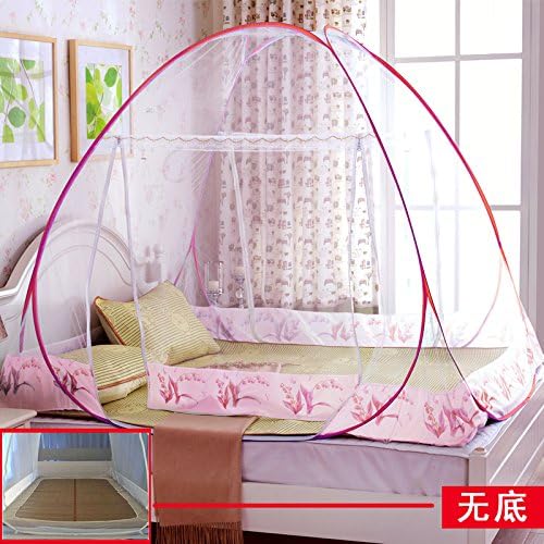 Mongolia nets free installation of 1.5m1.8m double bed encryption home double-doored bottomless with dormitory 1.2 meters,Pink no bottom,1.2m bed XXCWN