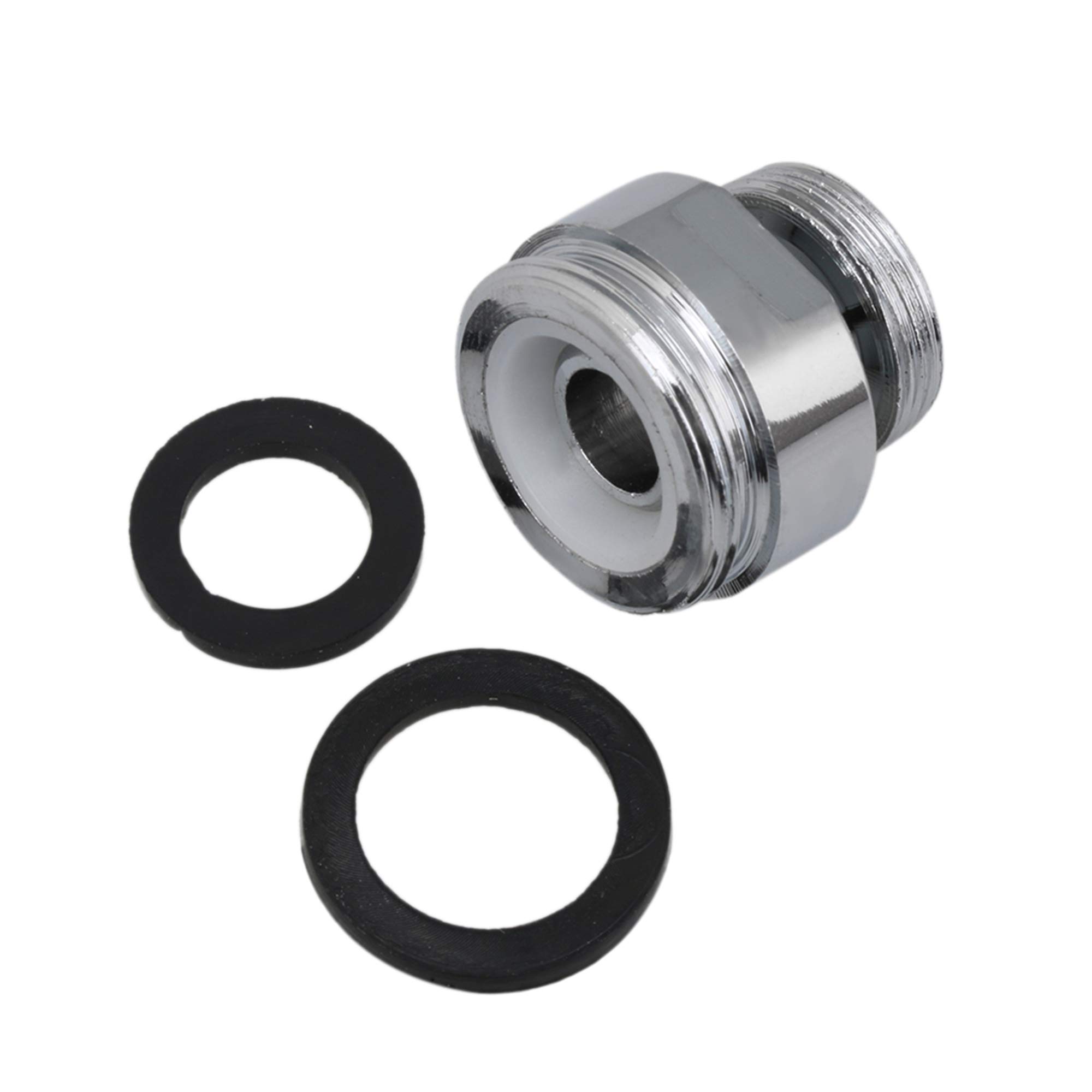 Mxfans Metal Faucet Tap Aerator Fitting Apater 22MM and 18MM Male Thread Aerator Connector