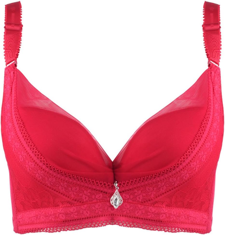Natural Fibers Women Bra-NF140-Red-42B/C