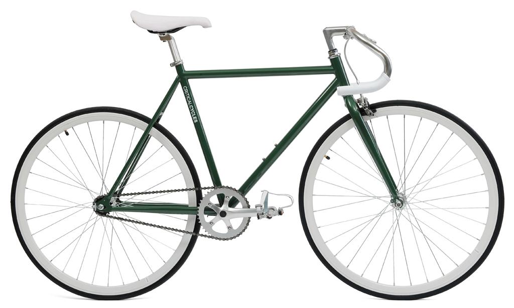 Critical Cycles Classic FixedGear SingleSpeed Bike with Pista Drop Bars Fixed