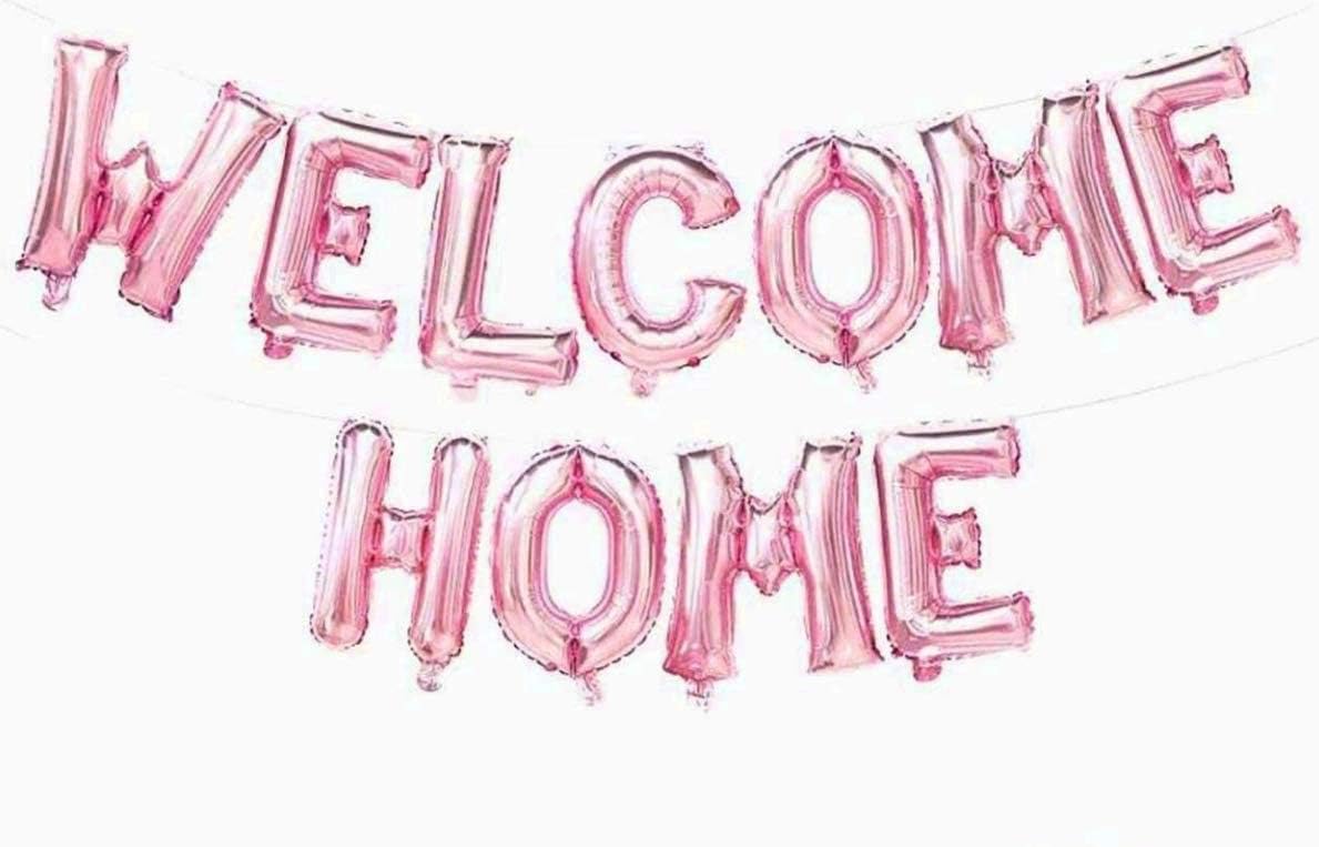 Amazon Com Welcome Home Balloons Welcome Home Banner Welcome Home Party Decorations Family Party Supplies Health Personal Care