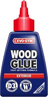 Evo-Stik Exterior Wood Glue 250ml D3 Weatherproof Extra Strong Fast Setting