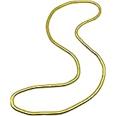 YaeYur 2Pcs Bendable Snake Necklace Adjustable Snake Wrap Bracelet Flexible Bracelet Choker for Women Men Jewelry (Gold)