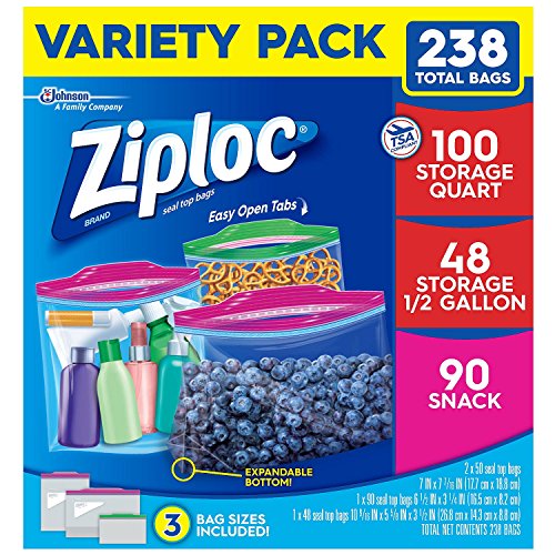 Ziploc Half Gallon Bags Towels and other kitchen accessories