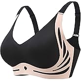Womens Wireless Bras Comfortable No Underwire Bralettes Full Coverage Everyday Bras