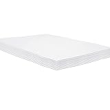 White EVA Foam Sheets, 9 x 12 Inch, 2mm Thick