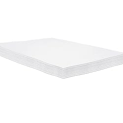 White EVA Foam Sheets, 9 x 12 Inch, 2mm Thick