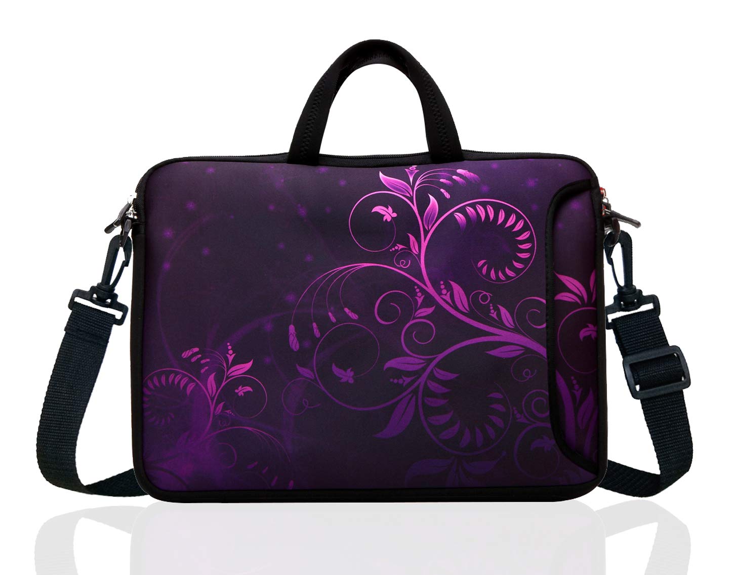 15.6-Inch Laptop Shoulder Bag Case Sleeve For 14 15" 15.6 Inch HP/Dell/Lenovo Purple