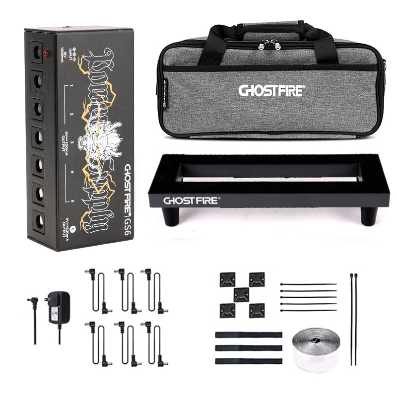 Ghost Fire Guitar Pedal Board Aluminum Alloy 0.8lb
