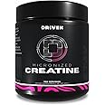 Driven Nutrition Creatine, 500g - Unflavored Micronized Powder, Physical Performance & Cognition - 5g Per Serving for Reduced Fatigue & Increased Strength, Muscle Mass, Endurance, & Speed