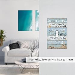 Xuejiaku Decorative Switch Plate Covers Beach Rules