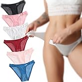 Bacacab Easy Off Underwear with Side Hook Closure, G String Thongs For Women Sexy Slutty, Bikini Briefs Low Rise Thong