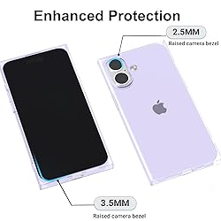 LoeoeL for iPhone 16 Clear Case Rectangle