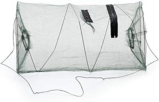 Ogquaton Trampa de Cebo portátil Red de Pesca Plegable Fácil de Usar