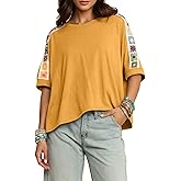 Dokotoo Women's Shirts Casual 2026 Beach Trendy Casual Summer Oversize Tops Vacation Embroidered Blouses