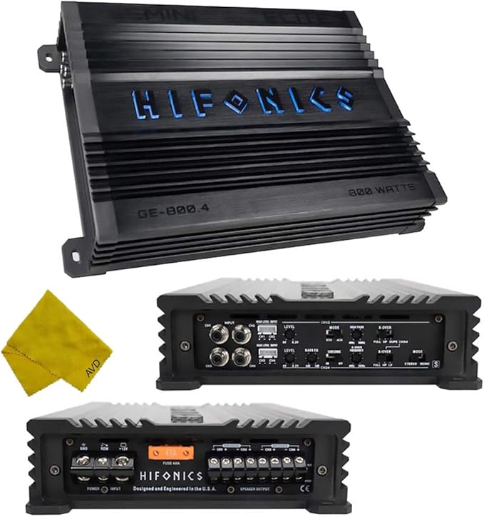 Hifonics 4 Channel Car Amplifier Class A/B Gemini Series
