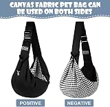 Adiwo Puppy Carrier Reversible Hands-Free Dog Sling for Small Medium Dogs view 5