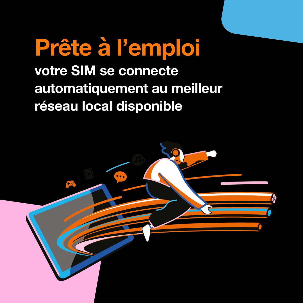 Orange Holiday Europe - 3GB Internet Data in 4G/LTE (currently 8GB promotion) + 30mn + 200 Texts from 30 Countries in Europe to Any Country Worldwide