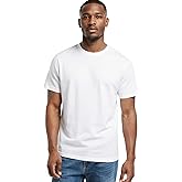 RGJU Mens Crewneck Tshirt Plain, Relaxed Fitted Basic T Shirts