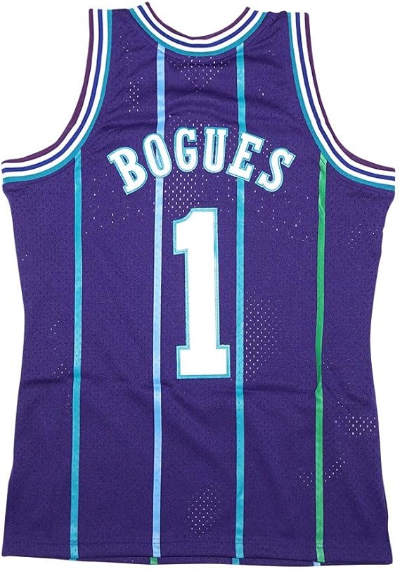 muggsy bogues purple jersey