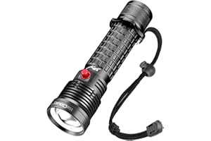HECLOUD Super Bright 2000 Lumen Diving Flashlight IPX8 Waterproof Flashlight Underwater Light Dive Light with Fixed Focus & Dual Modes Type-C USB Charging Ideal for Scuba Diving