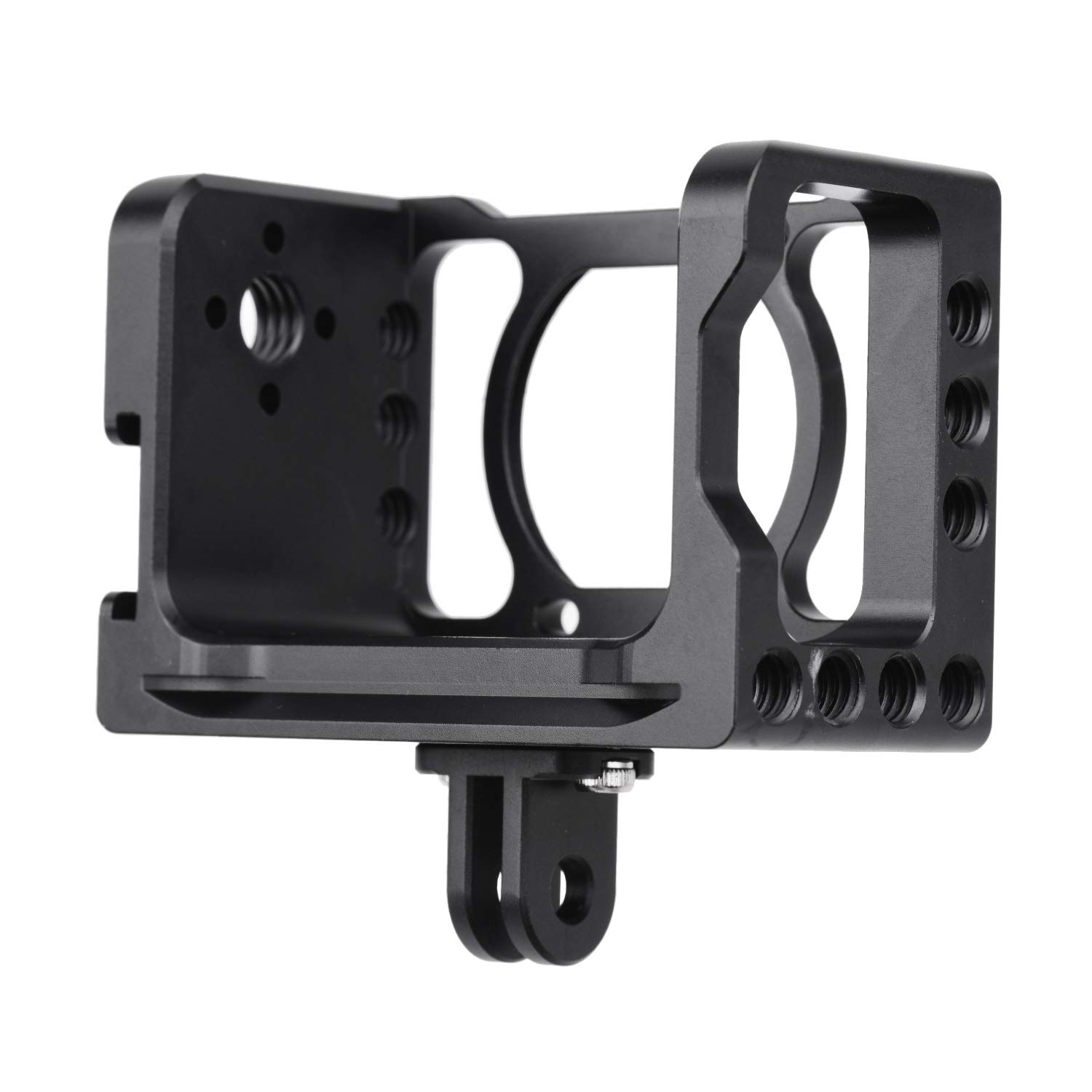 Andoer Aluminum Alloy Camera Vlog Cage Protective Camera Case with Holes for 1/4 3/8 Inch Screws Compatible with Sony RX0 II Digital Camera