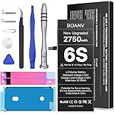 [2750mAh] Battery for iPhone 6S (2021 New Version), BOANV Ultra High Capacity Replacement 0 Cycle Battery with Professional R