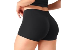YEOREO Women's Low Rise Biker Shorts 2.5" No Front Seam Zahida Workout Volleyball Gym Yoga Booty Shorts