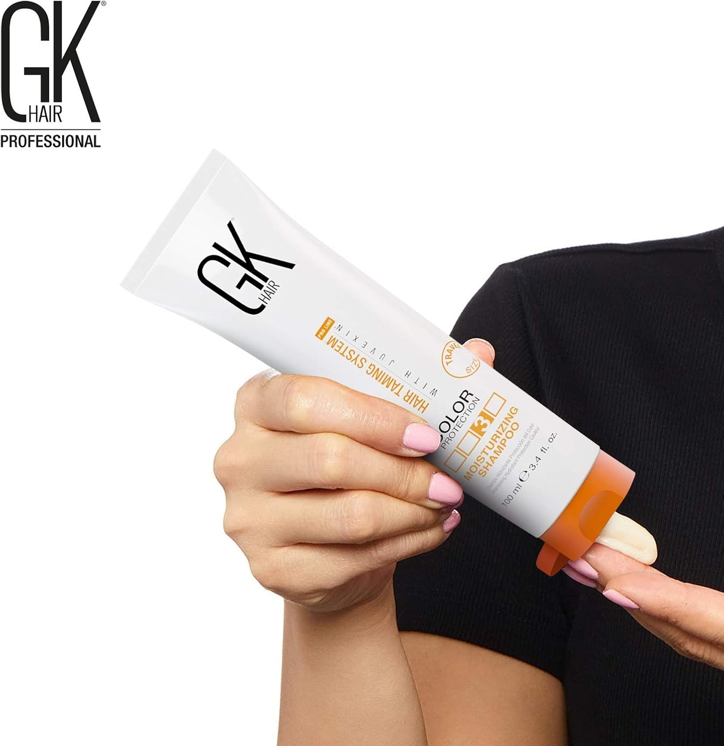 Sulphate Free Moisturizing Shampoo and Conditioner Duo for Colour Protection and Keratin Treatment By GK HAIR Nourishes Cleansing Dry to Normal Paraben-Free Aftercare Men and Women - Image 4