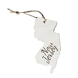 State Christmas Ornaments, Wooden Tree Holiday