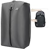 Vacuum bags for travel,17.5L Reusable compression bag with Waterproof Zipper, Space Saver Bags for Suitcases Backpack Travel and business(1PC No Pump)