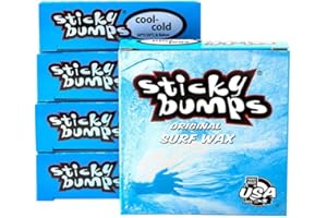 Sticky Bumps Cool/Cold Water Surfboard Wax 5 Pack