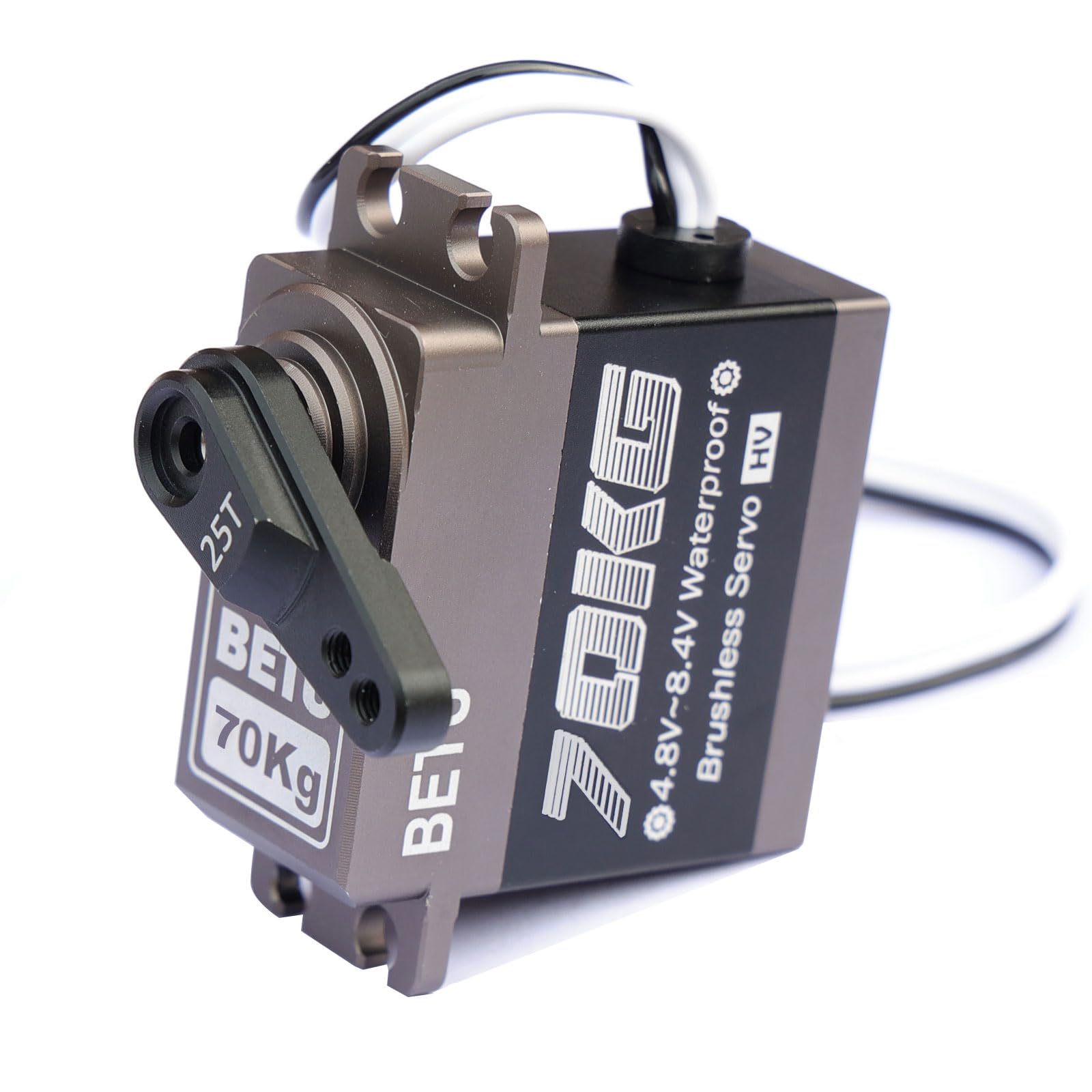 Photo 1 of POHFP 70kg Brushless Servo, High Torque Servo, Waterpoof Servo Compatible with 1/5?1/6, 1/8, 1/10 RC Car/Robot/Boat