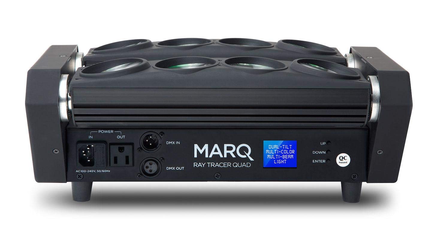 Marq Lighting Ray Tracer Quad DJ Set (dos chase-Lichteffekte con ...