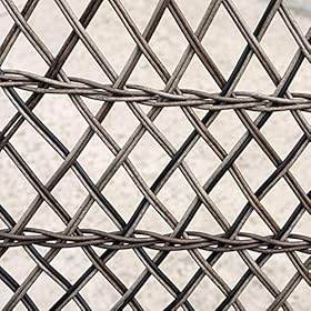 Corvus Salerno Outdoor Wicker Rocking Chair with Cushions with Cushions, Rocking Chairs, Wicker Chairs Grey Metal… 61D1lM4qm4L