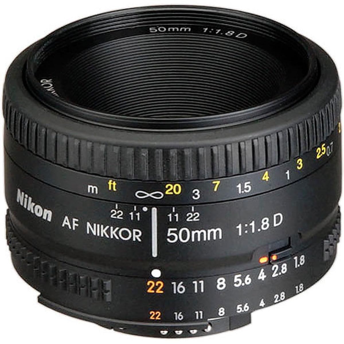 Nikon Obiettivo Nikkor AF 50 mm f/1.8D, Nero [Versione EU]