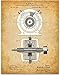 Vintage Tesla Generator Patent Reproduction – Nikola 1891 11x14 Unframed Poster, Antique Electrical Diagram Art Print, Retro Scientific Wall Art for Home Office, Engineering Decor, Tech & Classroom