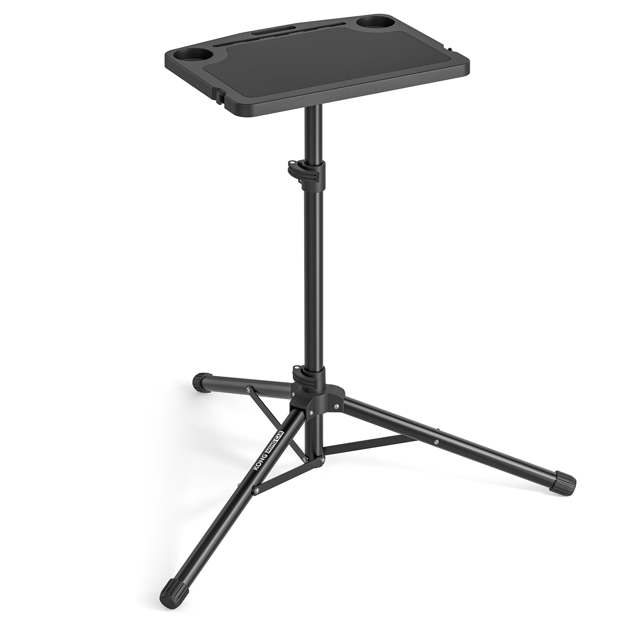 Photo 1 of KONG MING CAR Indoor Cycling Desk - Foldable Tabletop with Non-Slip Surface - Adjustable Height Computer Stand, Bike Trainer & Treadmill Desks