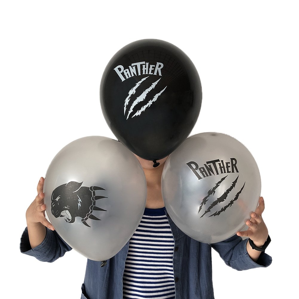 Black Panther Balloons, Children Birthday Party Supplies, Superhero Party 746839456464 eBay