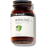 Blisque &ndash; Natural Immune Support Supplement for Immune Defense, Boost, and Aid | Doctor-Approved | with Astragalus, Echinacea, and Garlic | 90 Capsules | Vegan and Non-GMO