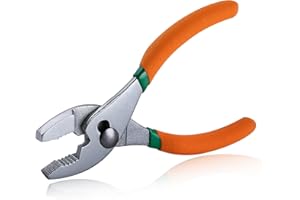 SPEEDWOX Slip Joint Pliers 6 Inch Gripping Slip Joint Plier Adjustable Wrench Sliding Joint Pliers 3-Zone Serrated Jaw for Ma