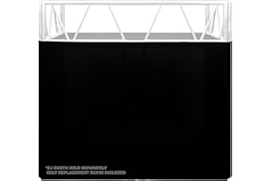 HEADLINER LOS ANGELES Headliner Black Scrim Fits Indio DJ Booth Only (HL30503)