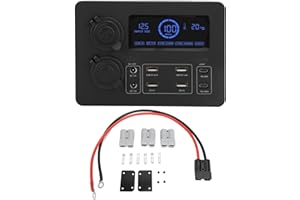 12V Mini Power Box, Fast Portable Distribution Box for Camping Fishing Outdoor, USB Sockets with Anderson Ports, for Camp Fis