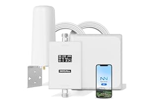 INVCALL Cell Phone Signal Booster for House 3G 4G LTE 5G Up to 4,500 sq ft for Bell, Rogers, Telus | Cell Phone Booster Band 