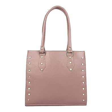 PEKIAN Womens PU Shoulder Bag (Brown)