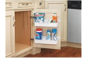 Rev-A-Shelf Door Storage Trays, White