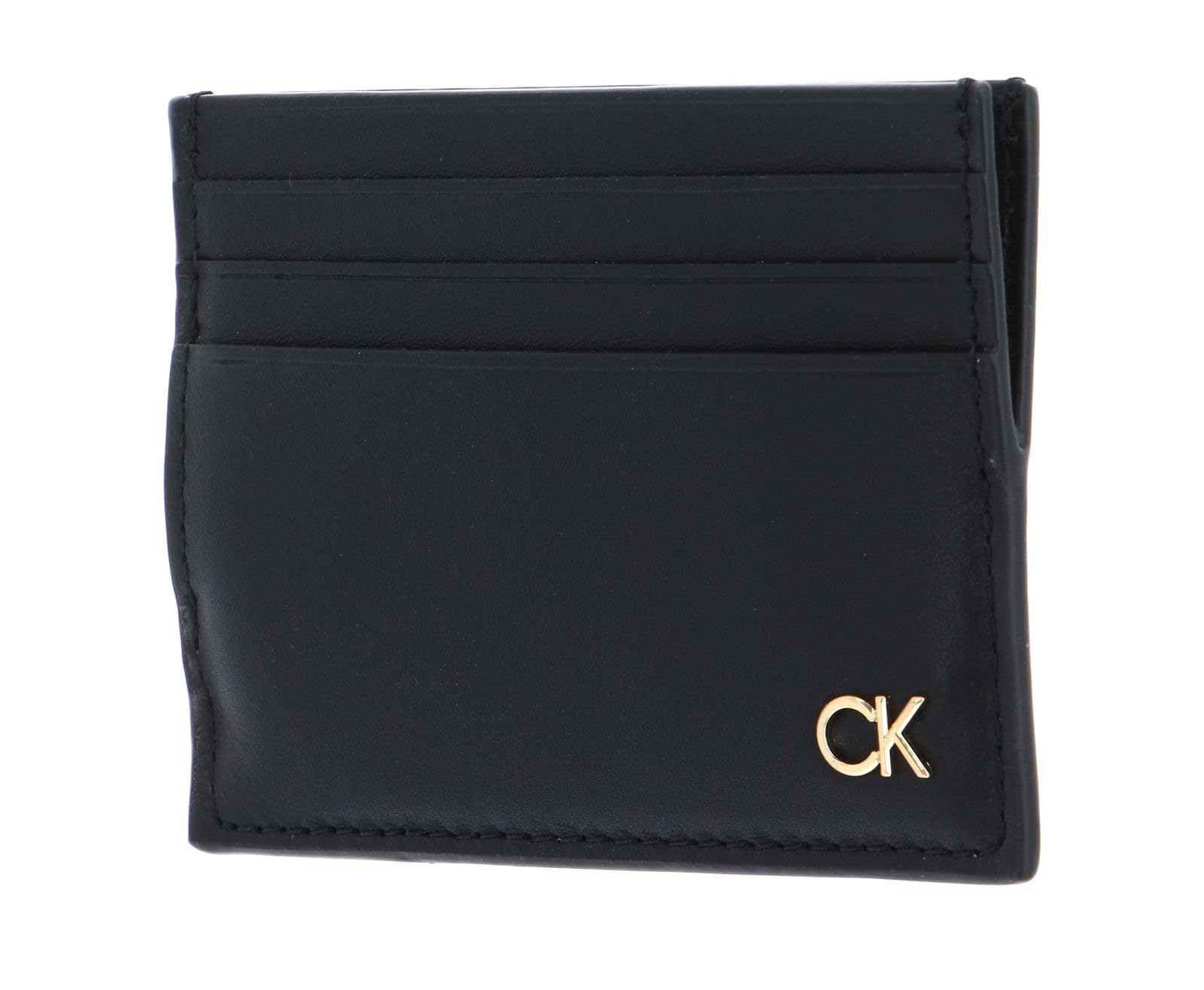 Calvin Klein CK ICON CC Holder W/Clip, Black