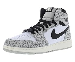 Nike Big Kid's Jordan 1 Retro High OG White Cement