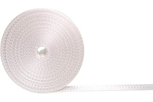 Devobunch 1 Inch Nylon Webbing Strap, Heavy Duty Nylon 10|25 Yard Webbing Roll, Durable Nylon Strapping for Indoor or Outdoor Gear, DIY Crafting, Repairing, 18 Vibrant Colors